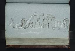 Stonehenge, Joseph Mallord William Turner, c.1799–1802, Ink and graphite on paper