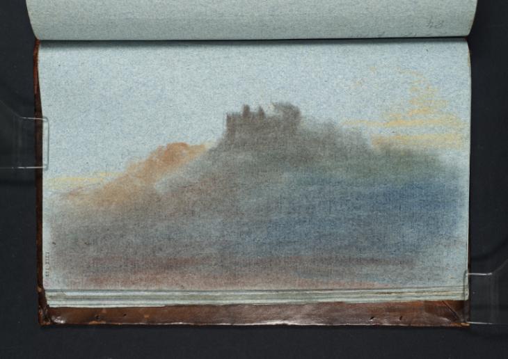 Joseph Mallord William Turner, ‘A Castle on a Headland: Sunset’ c.1799-1802