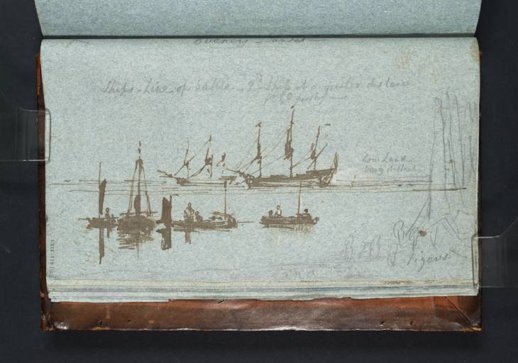 Joseph Mallord William Turner, ‘Shipping on a Calm Sea’ c.1799-1802