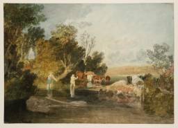 The Ford, Joseph Mallord William Turner, c.1805, Gouache, graphite and watercolour on paper