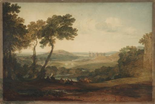 Joseph Mallord William Turner, ‘Caernarvon Castle, North Wales’ exhibited 1800