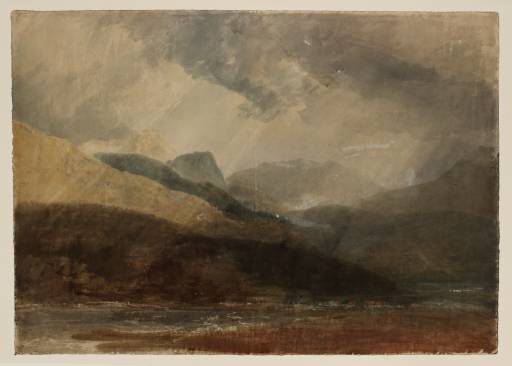 Joseph Mallord William Turner, ‘Blair Atholl, Looking towards Killiecrankie’ c.1801-2