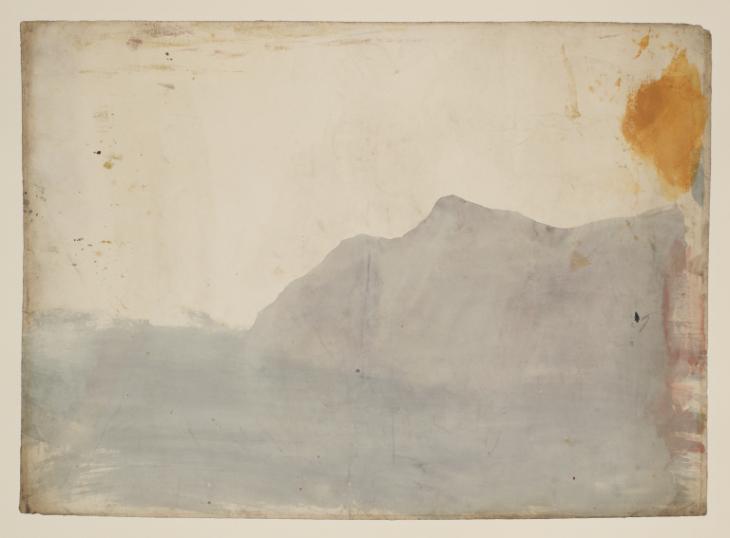 Joseph Mallord William Turner, ‘Colour Study: Llanberis Lake and Snowdon’ c.1799-1800