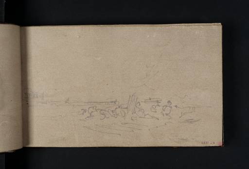 Joseph Mallord William Turner, ‘Group of Figures on Calais Pier’ 1802