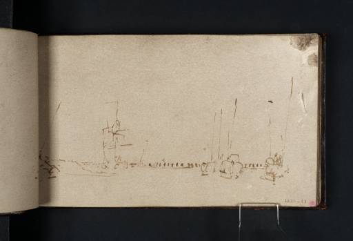 Joseph Mallord William Turner, ‘Vessels in Calais Harbour’ 1802