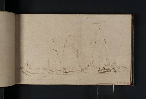 Joseph Mallord William Turner, ‘Fishing Smacks off Calais Pier’ 1802