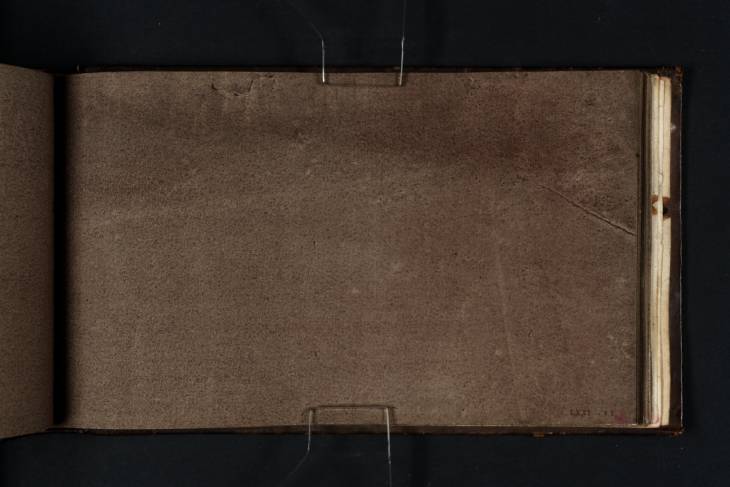 Joseph Mallord William Turner, ‘Blank’ 1802 (Blank right-hand page of sketchbook)