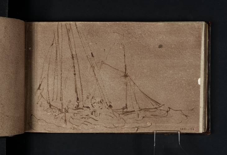 Joseph Mallord William Turner, ‘Fishing Smacks at Sea’ 1802