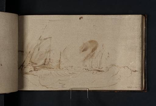 Joseph Mallord William Turner, ‘Fishing Smacks at Sea’ 1802