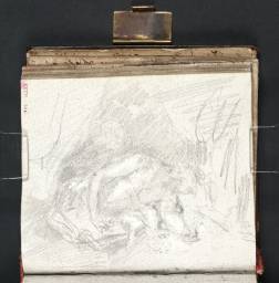 The Death of Cato, after Charles Le Brun, Joseph Mallord William Turner, 1802, Graphite on paper