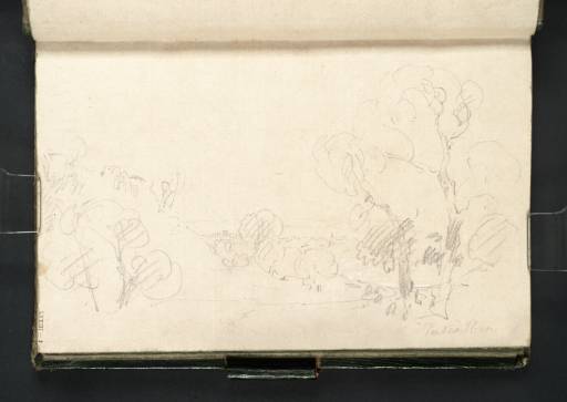 Joseph Mallord William Turner, ‘Wooded Landscape near Fontainebleau’ 1802