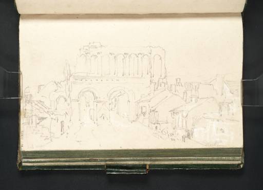 Joseph Mallord William Turner, ‘Autun, with the Roman Porte d'Arroux’ 1802