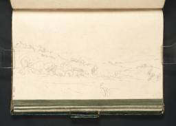 The Saône Valley at Belleville, Joseph Mallord William Turner, 1802, Graphite on paper