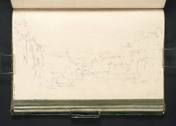 Lyon from the River Saône, Joseph Mallord William Turner, 1802, Graphite on paper