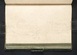 Geneva from the River Rhône, Joseph Mallord William Turner, 1802, Graphite on paper
