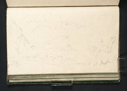 Joseph Mallord William Turner, ‘The Tour de St Michel and Mont Blanc from near Servoz’ 1802