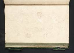 Le Chetif and the Mont Blanc Massif from below Courmayeur, Joseph Mallord William Turner, 1802, Graphite, chalk and watercolour on paper