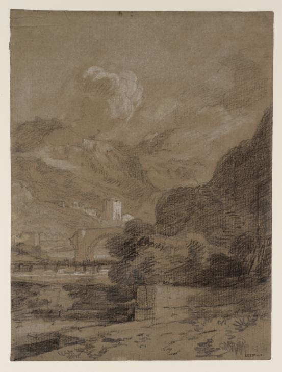 Joseph Mallord William Turner, ‘The Bridge at Villeneuve, and the Tour Colin, Val d'Aosta’ 1802