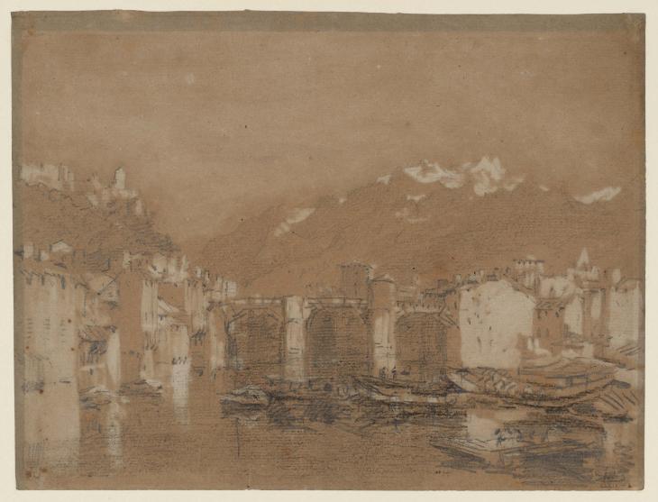 Joseph Mallord William Turner, ‘Grenoble: the River Isère and Pont St Laurent’ 1802