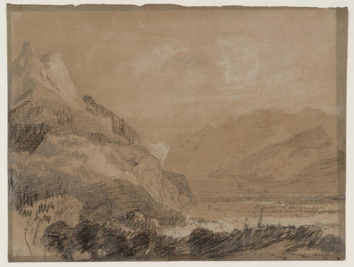 Joseph Mallord William Turner, ‘The Isère Valley, Looking towards Grenoble from near Voreppe’ 1802