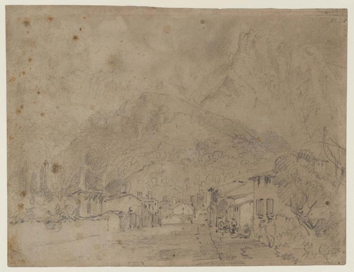 Joseph Mallord William Turner, ‘Voreppe and the Grenoble Road, the Grande Aiguille Beyond’ 1802
