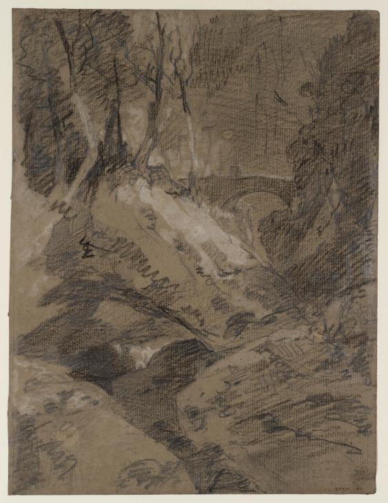 Joseph Mallord William Turner, ‘Pont Pérant, near St Laurent-du-Pont, Gorges du Guiers Mort, Chartreuse’ 1802