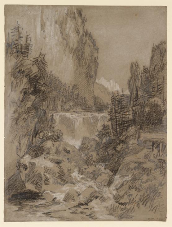 Joseph Mallord William Turner, ‘Torrent in the Chartreuse; ?Near Pont Pérant’ 1802