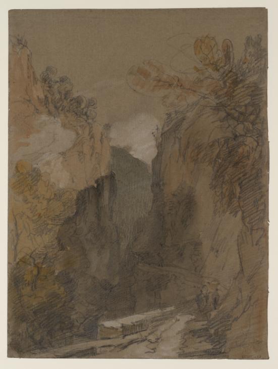 Joseph Mallord William Turner, ‘The Gorges du Guiers Mort, Chartreuse; Possibly the Porte de l'Enclos’ 1802
