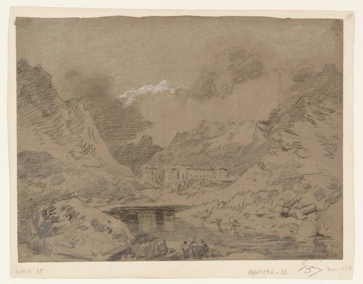 Joseph Mallord William Turner, ‘The Hospice at the Summit of the Great St Bernard Pass, Mont Vélan in the Distance’ 1802