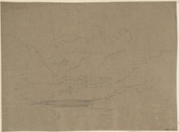 The Hospice at the Summit of the Great St Bernard Pass, Mont Vélan in the Distance, Joseph Mallord William Turner, 1802, Graphite on paper
