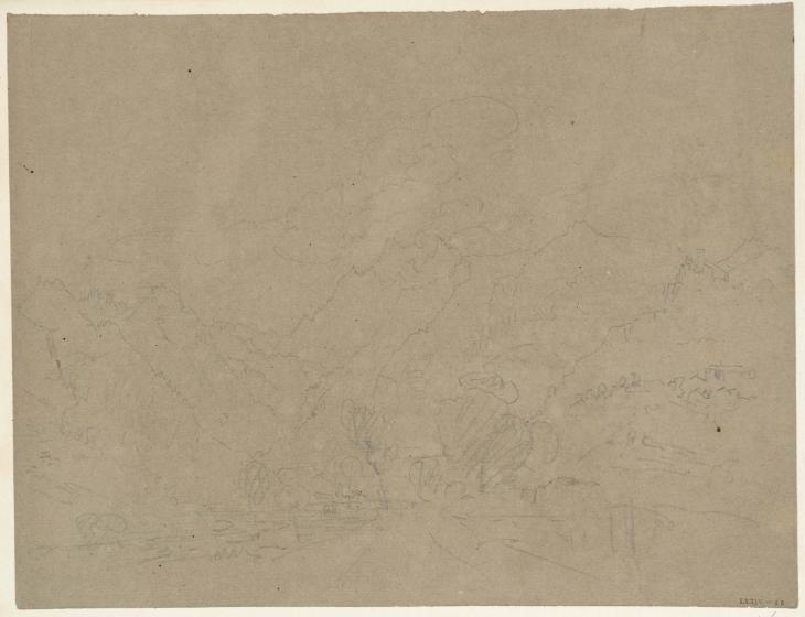 Joseph Mallord William Turner, ‘?The Val d'Aosta near Courmayeur’ 1802