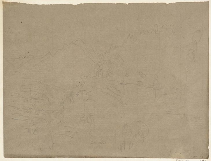 Joseph Mallord William Turner, ‘?A Refuge near Chamonix’ 1802
