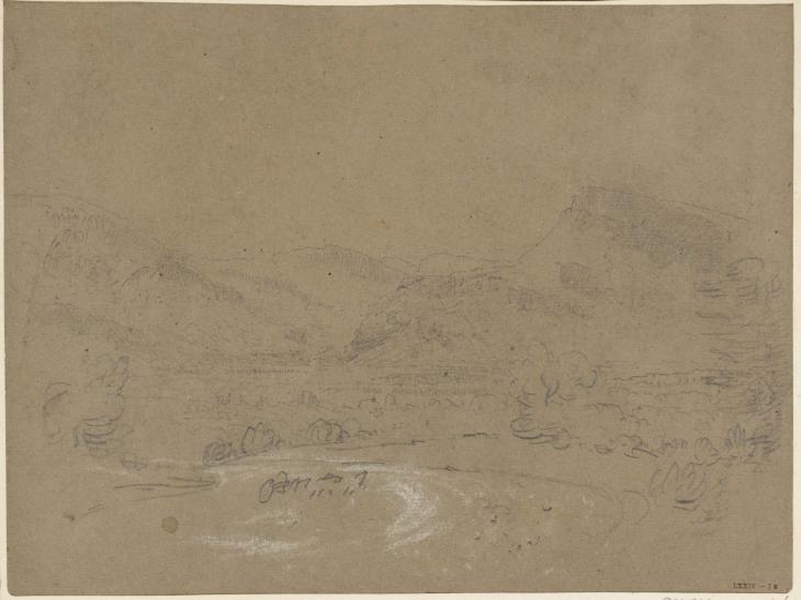 Joseph Mallord William Turner, ‘?The Isère Valley’ 1802
