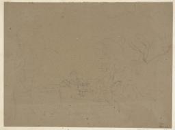 The Castle of Chillon from the Shore of Lake Geneva, Joseph Mallord William Turner, 1802, Graphite on paper