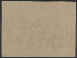 Lake Geneva from near Vevey, Joseph Mallord William Turner, 1802, Graphite on paper