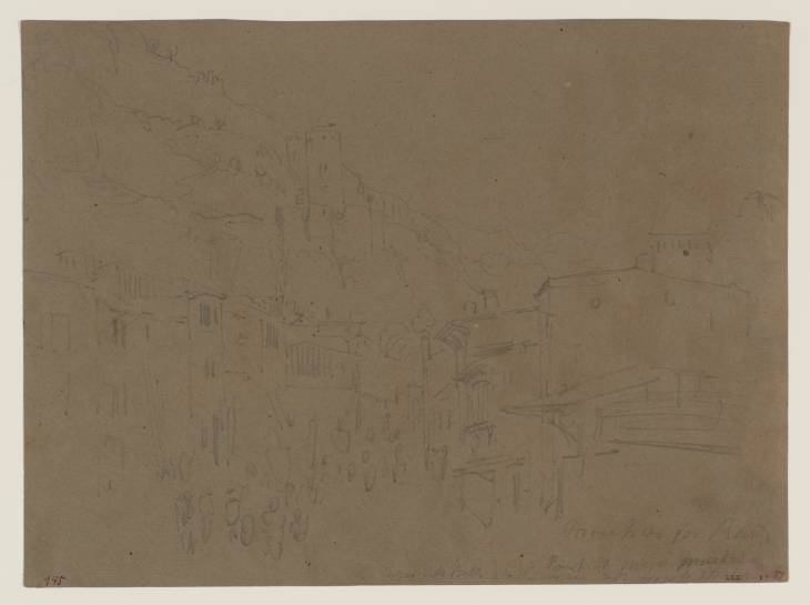 Joseph Mallord William Turner, ‘Martigny: Street below La Bâtiaz with a Religious Procession’ 1802