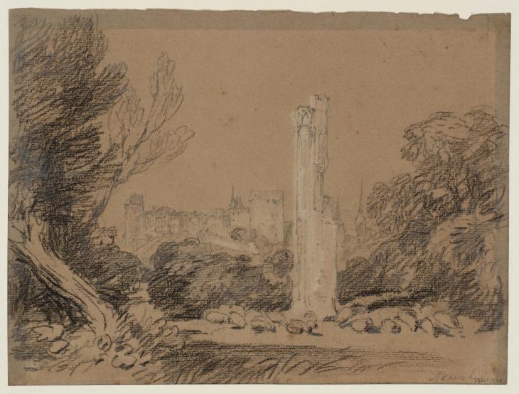 Joseph Mallord William Turner, ‘Avenches: the Roman Column,'Le Cicognier'’ 1802
