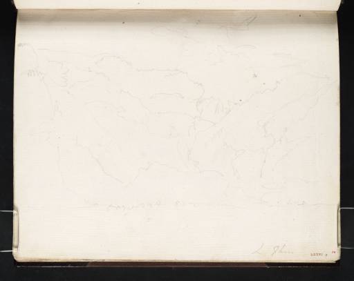 Joseph Mallord William Turner, ‘Lake Thun, with Distant Alps’ 1802