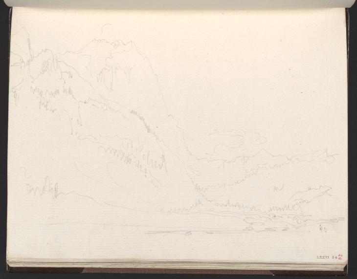 Joseph Mallord William Turner, ‘?Grindelwald: Mountains’ 1802