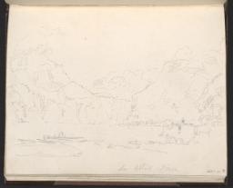 Lake Lucerne from Fluelen, Joseph Mallord William Turner, 1802, Graphite on paper