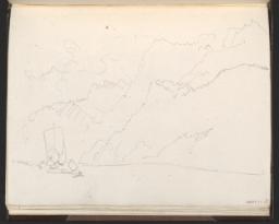 Sailing to Fluelen: Bay of Uri, Lake Lucerne, Looking South, Joseph Mallord William Turner, 1802, Graphite on paper