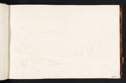 Joseph Mallord William Turner, ‘Ruined Castles on Hills; ?Rhine Valley’ 1802