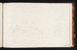 Lucerne from the Banks of the River Reuss, the Rigi in the Background, Joseph Mallord William Turner, 1802, Graphite on paper