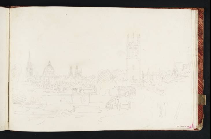Joseph Mallord William Turner, ‘Oxford, from Magdalen Bridge’ 1802-3