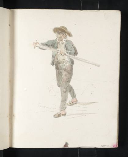 Joseph Mallord William Turner, ‘A Boatman, or Raftsman’ 1802