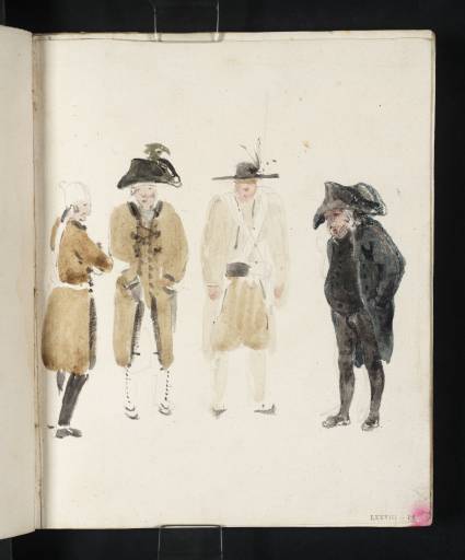 Joseph Mallord William Turner, ‘Group of Gendarmes and Officials’ 1802