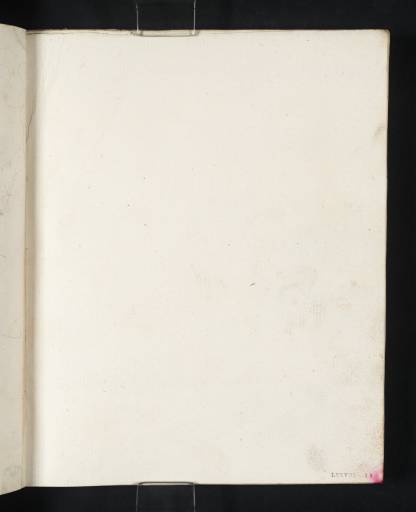 Joseph Mallord William Turner, ‘Blank’ 1802 (Blank right-hand page of sketchbook)