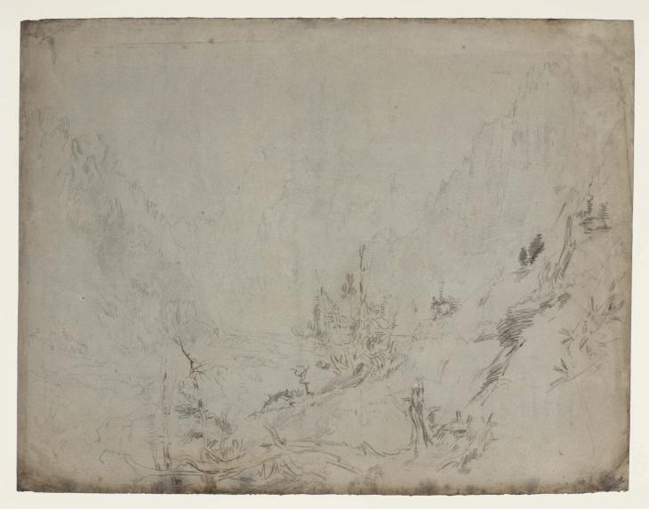 Joseph Mallord William Turner, ‘The Mer de Glace and Valley of Chamonix’ 1802