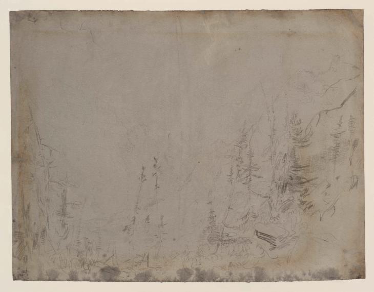 Joseph Mallord William Turner, ‘The Mer de Glace and Valley of Chamonix’ 1802
