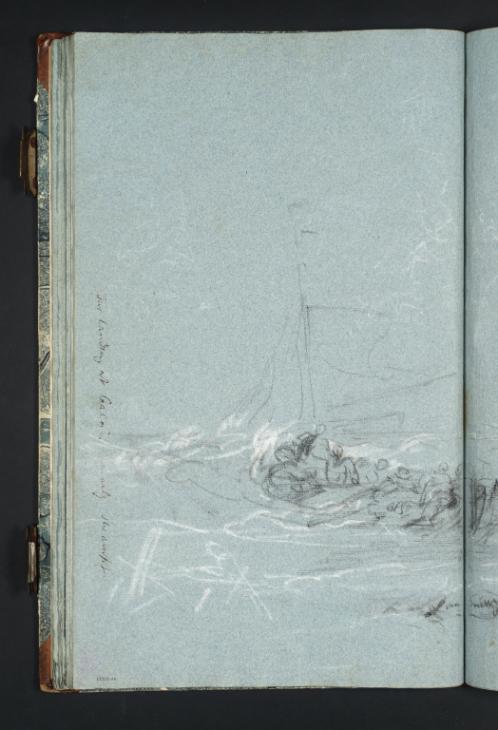 Joseph Mallord William Turner, ‘Preliminary Study for 'Calais Pier, with French Poissards Preparing for Sea: An English Packet Arriving'’ c.1802